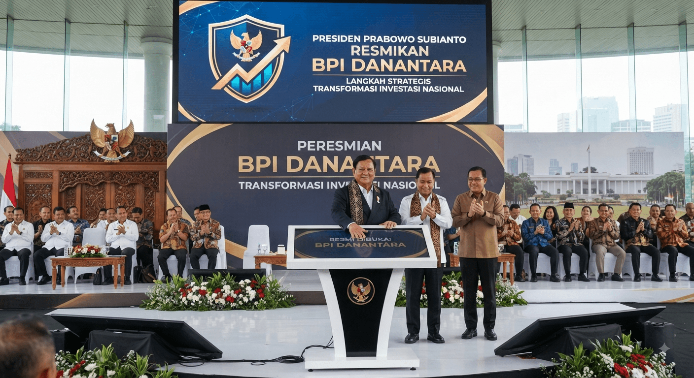Presiden Prabowo Subianto Resmikan BPI Danantara, Langkah Strategis Transformasi Investasi Nasional