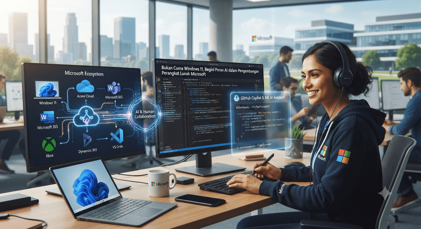 Bukan Cuma Windows 11, Begini Peran AI dalam Pengembangan Perangkat Lunak Microsoft